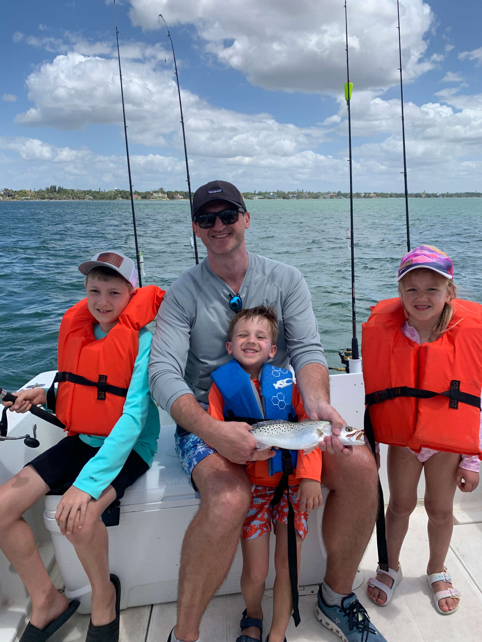 Sarasota fishing charter trips inshore redfish catch